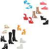 Mattel - Barbie Pack con 5 Paia di Scarpe Giocattolo, Multicolore (GWD94)