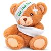 Deluxe Paws - Peluche ecologico, 100% riciclato (motivo Get well soon)