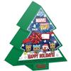Funko Marvel Gingerbread tree Christmas box - POP! Set of 4 key rings (glow in the dark) Unisex Pocket Pop! multicolore