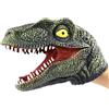 Generico Dinosaur Hand Puppet - T Rex Hand Puppet | Puppetti a mano a forma di dinosauro realistici per bambini, marionette in gomma flessibile, gomma morbida T rex drago giocattoli per bambini (F)