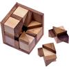 LOGOPLAY Octagon - Puzzle 3D - Gioco di pensiero - Giochi di pazienza - Gioco di logica in legno