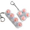 PBAHAUP 2 pezzi Tastiera Antistress Giocattolo, Antistress Tastiera Portachiavi Fidget Toy Pulsante Silenzioso per Adulti e Bambini per Ansia e Decompressione Ufficio Casa Scuola