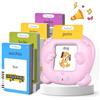 VISATOR Talking Flash Cards Schede Flash Cards Parlanti Flash Cards Flash Cards Bambini Giocattoli Educativi per Bambini 2 3 4 5 6 Anni Autismo Giochi Regali di Compleanno per Bambini Giochi Montessori(Rosa)