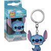 Funko Pop! Keychain: Disney - Stitch - Disney: Lilo & Stitch - Mini Figura in Vinile da Collezione Novità Portachiavi - Riempitivi per Calze - Idea Regalo - Merchandising Ufficiale - Movies Fans