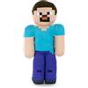Barrado Personaggi di Peluche del Videogioco Minecraft - Enderman, Lama, Ocelot, Maiale, Steve, Alex, Creeper, Lupo - Taglie Diverse a Seconda del Modello -Qualità Super Soft (Steve)