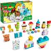 LEGO DUPLO Creative Building Time 10978 Colorful Construction Toy for Preschoolers Aged 18 Months and up (120 Pieces)