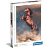 Clementoni - 35521 - Puzzle Collection - Wild Red Stallion - 500 Pezzi - Puzzle Adulti, Verticale, Divertimento Per Adulti, Made In Italy