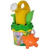 Simba Koala 107114509 - Secchiello per bambini, 6 pezzi, secchio, colino, forma di sabbia, paletta, rastrello, annaffiatoio altezza 11 cm, diametro 14 cm, sabbiera giocattolo