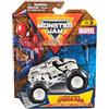 Monster Jam, Marvel - Monster Truck ufficiale Spider Man, veicolo pressofuso, scala 1:64, super eroe, giocattoli per bambini dai 3 anni in su