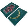 Whrcy Tappetino Poker , Tavolo Da Poker Professionale -Doppia Faccia Tappetino Poker Deluxe - Panno Poker Professionale - Tappeto Poker Tovaglia Per Blackjack, Craps, Roulette, Texas Hold'em,60 X 90 Cm
