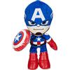 Mattel Marvel- Peluche Captain America, Giocattolo per Bambini 3+Anni, GYT42 [Esclusivo Amazon]