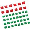 Greensen Hospitality Game Red and Green Plastic Hotel Box/Cover Game Sostituzione per la Tavola con 40 Pezzi per Divertimento in Famiglia