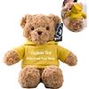 MeterBear Orsacchiotto Peluche Personalizzato con Nome Foto, Orsetto di Peluche Teddy Bear come Regali Personalizzati per lui Natale Regali Compleanno San Valentino Anniversario (26cm)