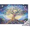 NQHXLRUDC Albero della Vita Puzzle 1000 Pezzi Decorazione Per La Casa Sfida Il Cervello Materiali Legnosi Femmina Maschio 1000pcs (75x50cm)