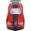 CHICIRIS Carrozzeria per Auto RC in Scala 1/10, Telaio per Carrozzeria per Auto Telecomandata Universale con Ala Posteriore per da Corsa con Passo di 26 Cm (rosso)