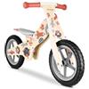 Beeloom Bicicletta senza Pedali per Bambini da 2 anni fino a 25 kg Bicicletta Infantile in Legno per Migliorare l'Equilibrio con Sellino Regolabile COSMO Bike