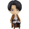 Good Smile Company GOODSMILE L'ATTAQUE des Titans - Levi - Figurine Nendoroid Swacchao! 10cm