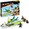 LEGO 80041 Monkie Kid Mei's Dragon Jet Building Mattoncini Giocattolo 7+ 246 Pezzi - Combina con 80040 per un divertimento ancora più