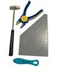Siellmy Technic - Set di 4 pezzi di ricambio per mattoni separatori con martello, pinza ausiliaria, mattoncini separatori di pietra, strumento compatibile con pezzi di ricambio Technic