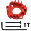 Caruner Supporto motore in alluminio per sedile RC parti aggiornate per Tamiya CW01 Lunchbox Midnight Pumpkin RC Car (rosso)