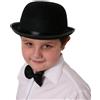 I LOVE FANCY DRESS LTD I LOVE FANCY DRESS - Piccola bombetta, in feltro nero 55cm-56cm per donne o bambini