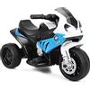 COSTWAY BMW Moto Cavalcabile per Bambini, Moto Giocattolo con Rotelle, Fari, Funzione Musica, Motocicletta a 3 Ruote, Regalo Perfetto per Bambini, 66 x 37 x 44,5 cm (Blu)