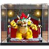 QIXINDGYH Vetrina in acrilico per Lego 71411 Potente modello Bowser, scatola antipolvere da 3 mm, espositore compatibile con Lego 71411 (modello non incluso)