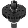 Kuuleyn Differenziale RC, Modello di Controllo Remoto Accessorio del Veicolo Differenziale Centrale per Auto RC per Buggy Truck Truggy SCT 1/8 Auto RC DF- Modelli 6684 Auto RC(48T 1.0Mo Nylon Gear)
