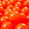 KiddyMoon 50 Palline/7Cm Palline Morbide Colorate Per Piscina Bambini Fatto In EU, Arancione