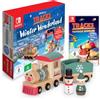 Maxx Tech Tracks Winter Wonderland Kit per Switch - Include 1 carrello per treni e treni in legno; Personaggi scenici in legno e codice scaricabile per Tracks Toy Box Edition e DLC Winter Wonderland