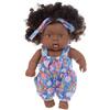Surakey New Born Baby Doll Bambola Nera 12 Pollice Nato Di Nuovo Bambola Africana Con Capelli Ricci Reborn Baby Bambole In Vestito Per Bambini Moda Bambola Giocattoli Bambini Ragazze