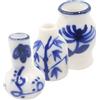 Milisten 3pezzi Miniature Ceramic Vase Decorazione Per Casa Delle Bambole Vasi Porcellana Per Paesaggi e Scene Miniature
