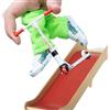 Generico Set Monopattino In Metallo Con Dita | Scooter Dita Con Pantaloni, Scarpe E Strumenti | Giocattolo Interattivo Per Monopattini Da Dit-a Staccabile |regali Di Natale Per Bambini E Adulti