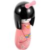 Housoutil Titolo Proposto Figurina Giapponese Legno Con Kimono Tradizionale Decorazione Per Ristoranti e Casa Statuetta Raffinata Stile Giapponese Per Amanti Della Cultura Caratteristiche