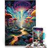 KGUHVFTK Puzzle da 2000 pezzi per adulti " Arte psichedelica" Fatto di carta，per 14+ Sollievo dallo stress grande regalo。misurare：70x100cm/27.5x39.3pollice