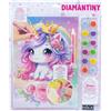 DIAMANTINY Design Art - Kawaii - Unicorno con Corona