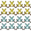 Heidouse 32 Pezzi Spade gonfiabili, PVC da 25, 6 Pollici Fa esplodere Spade, Giocattoli gonfiabili per Bambini Regali, Giocattoli e Giochi a Tema per Bambini