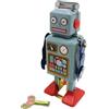 F Fityle Carica Il Robot da Passeggio del Giocattolo di Banda stagnata Collezione di Giocattoli a orologeria Vintage per Il Regalo di Compleanno del Giocattolo