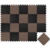 LittleTom 18 Pezzi Tappeto Gioco per Bambini in Piastrelle EVA 30x30 - Pavimento Morbido e Antiscivolo per Neonati - Superficie Puzzle Protettiva Ideale per la Cameretta dei Bimbi e Gioco a Terra