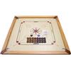 GICO Carrom Board Synco Torneo 83 cm con accessori completi, borsa per il trasporto e polvere di scorrimento - 2983