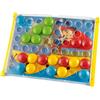 Quercetti 4204 Grandi Chiodini Fantacolor Junior Jake e i Pirati dell'Isola Gioco Mosaico per Bambini 2, 3 Anni Prima Infanzia