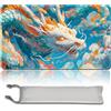 MilkPlaymat MTG Tappetino da gioco Premium XXL (60 x 35 cm), design fantasy ad alta risoluzione, tappetino in gomma antiscivolo per TCG/CCG/MTG (No Zone, mtg50-1)