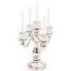 Odoria 1/12 Miniatura Candelabro a 5 bracci, Colore argento Casa Delle Bambole