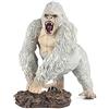 FLORMOON figure di animali realistiche Gorilla figure modello di azione scientifico giocattoli educativi regalo di compleanno topper per torta per bambini (base inclusa)