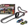 Carrera GO!!! 62585 - Set di base 62585 | 2 slot con 2 manopole wireless con pulsante turbo | inclusi looping, fly-over, curva e contatore di giri