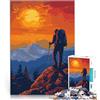 AITEXI puzzle 1000 pezzi per adulti Escursionismo in montagna d'epoca Giocattoli per l'intrattenimento in famiglia gioco di sfida unico 52x38cm