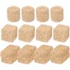 CLISPEED 12 pezzi palla di fieno giocattolo per bambini - Set di palline fieno in miniatura giocattolo fattoria decorazione realistica per casa delle bambole e modellismo