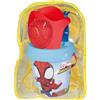 Smoby- Zaino Spiaggia Spidey, Multicolore, 7600862214