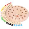 Prevessel Puzzle Matchstick Gioco di Scacchi per Bambini e Adulti, Migliora la Memoria e Le Abilità Cognitive, Giocattolo Memory in Legno per Il Divertimento in Famiglia, Set di Scacchi in Legno