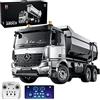 s-idee® E590-003 Mercedes Arocs Camion RC con cassone ribaltabile in metallo 1:20 LKW 10 canali caricatore ribaltabile doppio E CADA E-590